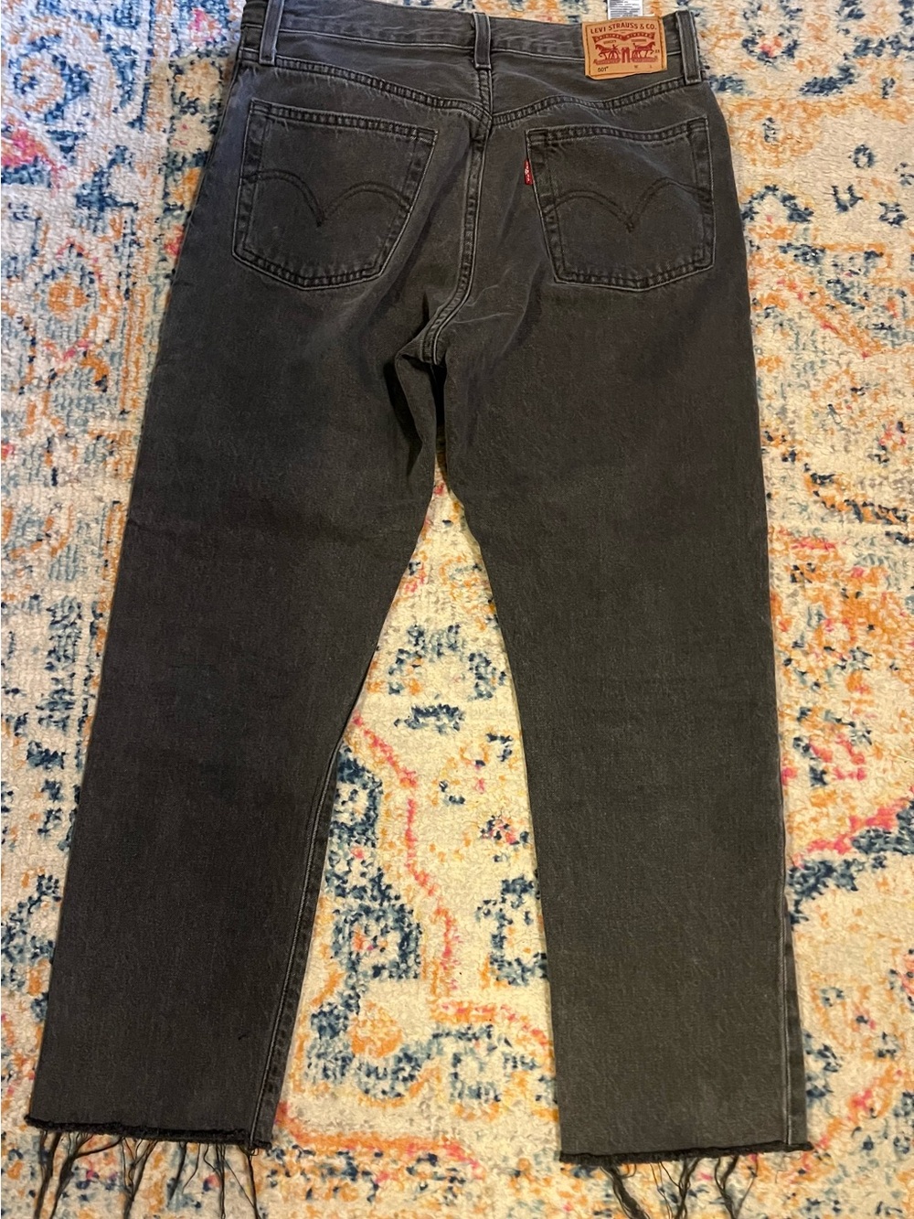 Levi's Black Women’s Relaxed Straight Jeans